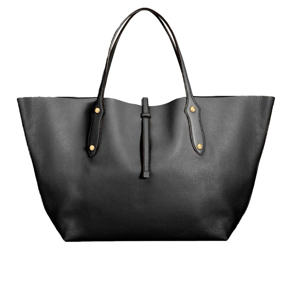 Annabel Ingall Black Leather Tote Bag